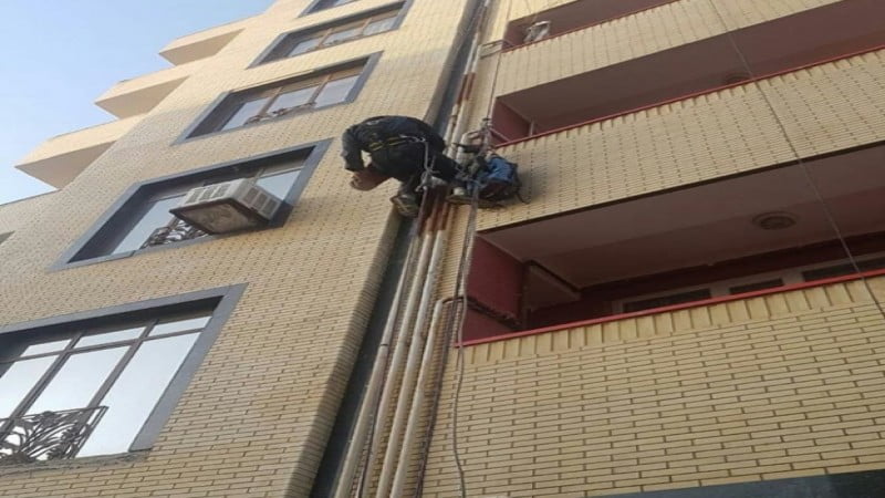 بستن درز انقطاع با راپل