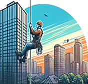 شمال عایق | خدمات کار در ارتفاع با راپل در شمال کشور