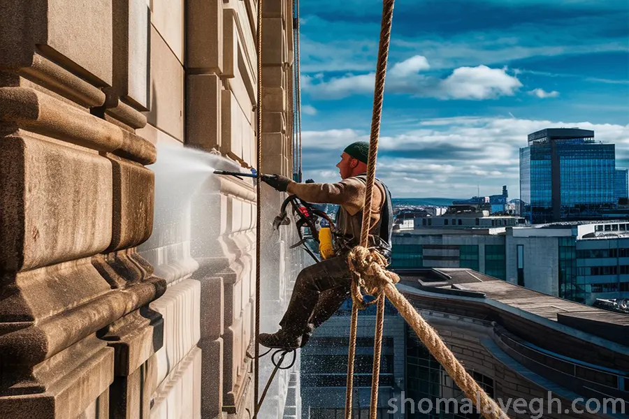 تکنیکها و تجهیزات مورد استفاده برای شستشوی نما